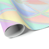 Pink Stained Glass Window Pastels Cadeaupapier (Rol Hoek)