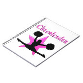 PINK STAR CHEERLEADER NOTITIEBOEK (Linkerzijde)