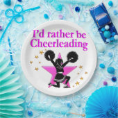  PINK STAR CHEERLEADERONTWERP PAPIEREN BORDJE (Feest)