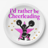  PINK STAR CHEERLEADERONTWERP PAPIEREN BORDJE (Voorkant)