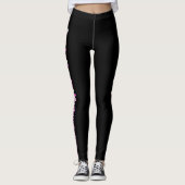 PINK STAR CHEERLEADING LEGGINGS (Voorkant)