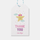Pink Star Gift Label Cadeaulabel (Voorkant)