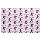 PINK STAR LITTLE SLUGGER SOFTBAL ONTWERP STOF (Fat Quarter)