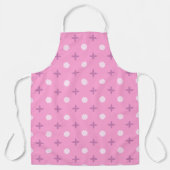 Pink Star Petal Dot Pattern Schort (Voorkant)
