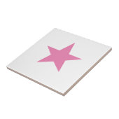 Pink Star Tegeltje (Zijkant)
