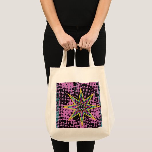 Pink Star Tote Bag (Voorkant (product))