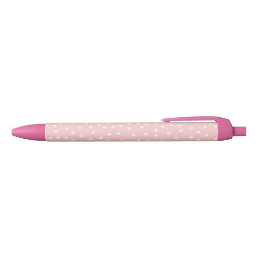 Pink Star Zwarte Inkt Pen (Bovenkant)