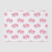 Pink Stargazer Lilies Pattern Tissuepapier (Voorkant)