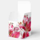 Pink Stargazer Lily Bedankdoosjes (Geopend)