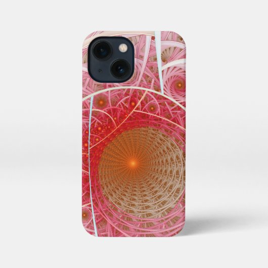 Pink Steampunk Abstract iPhone Hoesje (Achterkant)
