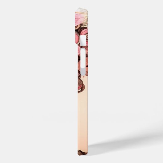 PINK STEAMPUNK SCHOONHEIDSPOP FACE iPhone / iPad c Case-Mate iPhone Case (Achterkant / Links)