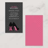 Pink Stiletto Heels Visitekaartje (Voorkant / Achterkant)