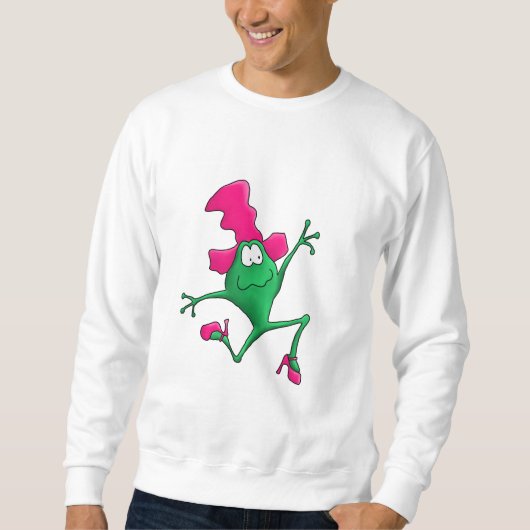 Pink Stilletto Happy Frog Trui (Voorkant)