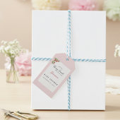 Pink Strawberry Baby Shower Cadeaulabel