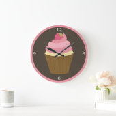 Pink Strawberry Cupcake Grote Klok (Huis)