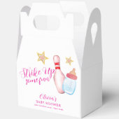 Pink Strike Up Some Fun Bowling Sport Baby Shower  Bedankdoosjes (Open)