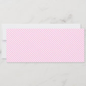 Pink Stripe Concert Ticket Cadeaubon Kaart (Achterkant)