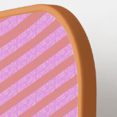 Pink Stripe Pickleball Paddle (Links Detail)