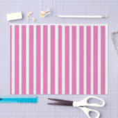 Pink Stripe Tissue papier (Craft)