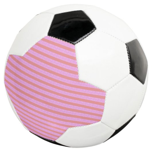 Pink Stripe-Voetbal Voetbal (Drie kwart)