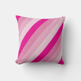 Pink striped cushion kussen