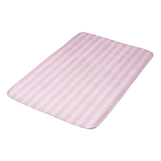 Pink Stripes Bath Mat (Gekanteld)