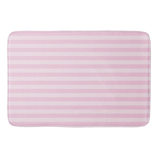 Pink Stripes Bath Mat (Voorkant)