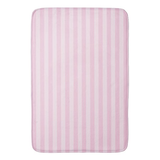 Pink Stripes Bath Mat (Voorkant Verticaal)