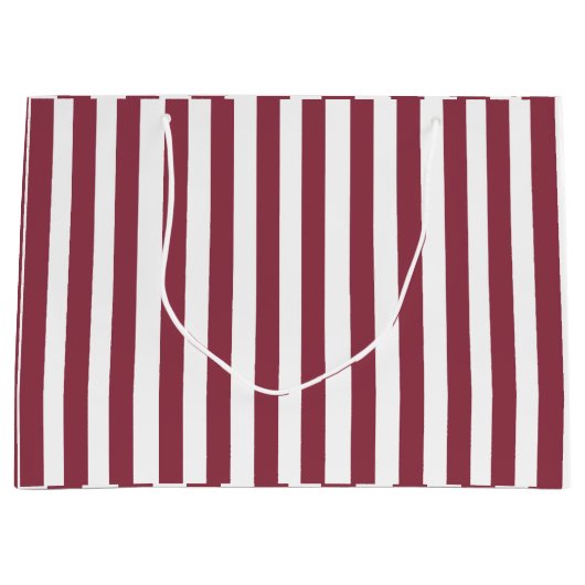 Pink Stripes Birthday Groot Cadeauzakje (Voorkant)