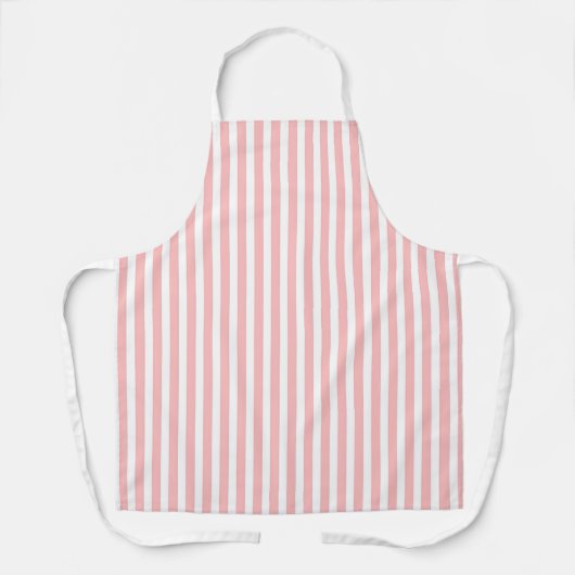 Pink Stripes Chef Baker Snoep Maker Schort (Voorkant)