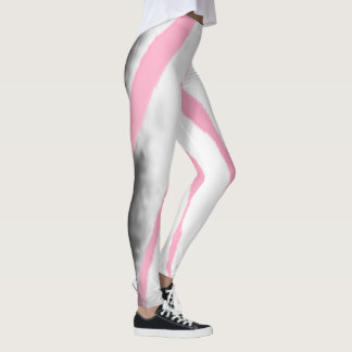 Pink Stripes Leggings