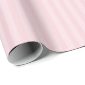 Pink Stripes - Minimal Christmas Gift Wrap Cadeaupapier (Rol Hoek)
