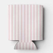 Pink Stripes Pattern Monogram Nautical Sailing Blikjeskoeler (Achterkant)