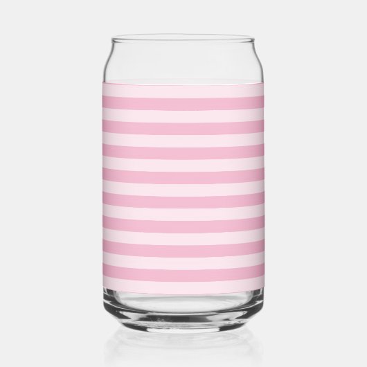 Pink Stripes Seamless Pattern Blikvorm Glas (Achterkant)