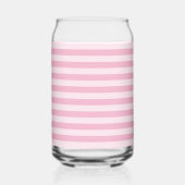 Pink Stripes Seamless Pattern Blikvorm Glas (Rechts)