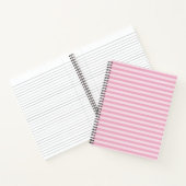 Pink Stripes Seamless Pattern Notitieboek (Binnen)