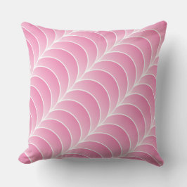 pink strips throw pillow kussen