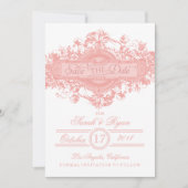 PINK  STROOM BEWAREN DE DATUM SAVE THE DATE (Voorkant)