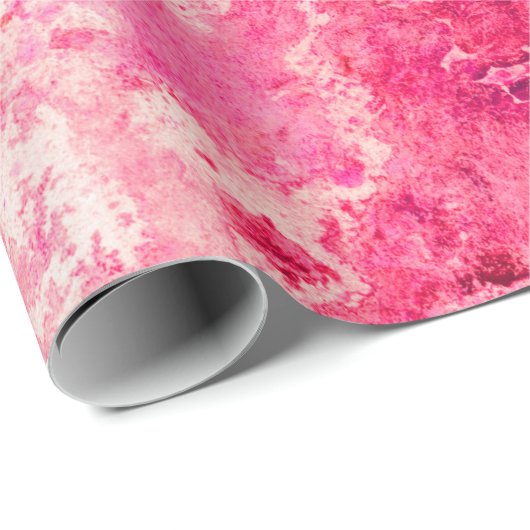 Pink Structures made in manual on a paper paintsba Cadeaupapier (Rol Hoek)