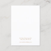 Pink Sunburst Earring Jewelry Display Holder Roze Visitekaartje (Achterkant)