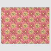 Pink Sunflowers Christmas Tissuepapier (Voorkant)