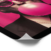 Pink Sungles Trump Bubble Gum Poster (Hoek)