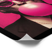 Pink Sungles Trump Bubble Gum Poster (Hoek)
