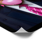 Pink Sungles Trump Bubble Gum Shirt 2024 Stem Pres Poster (Hoek)