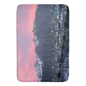 Pink Sunrise Boat Harbour - Large Bath Mat (Voorkant Verticaal)