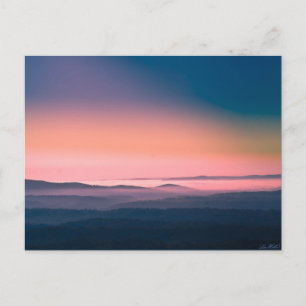 Pink Sunrise Hot Springs National Park, Arkansas Briefkaart