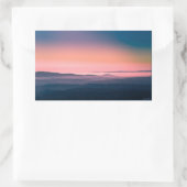 Pink Sunrise Hot Springs National Park, Arkansas Rechthoekige Sticker (Tas)