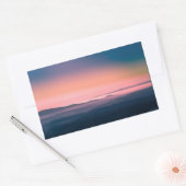 Pink Sunrise Hot Springs National Park, Arkansas Rechthoekige Sticker (Envelop)