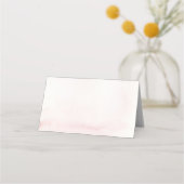 Pink Sunrise Mountain Coordinate Place Card Tent Plaatskaartje (Achterkant)