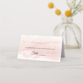 Pink Sunrise Mountain Coordinate Place Card Tent Plaatskaartje